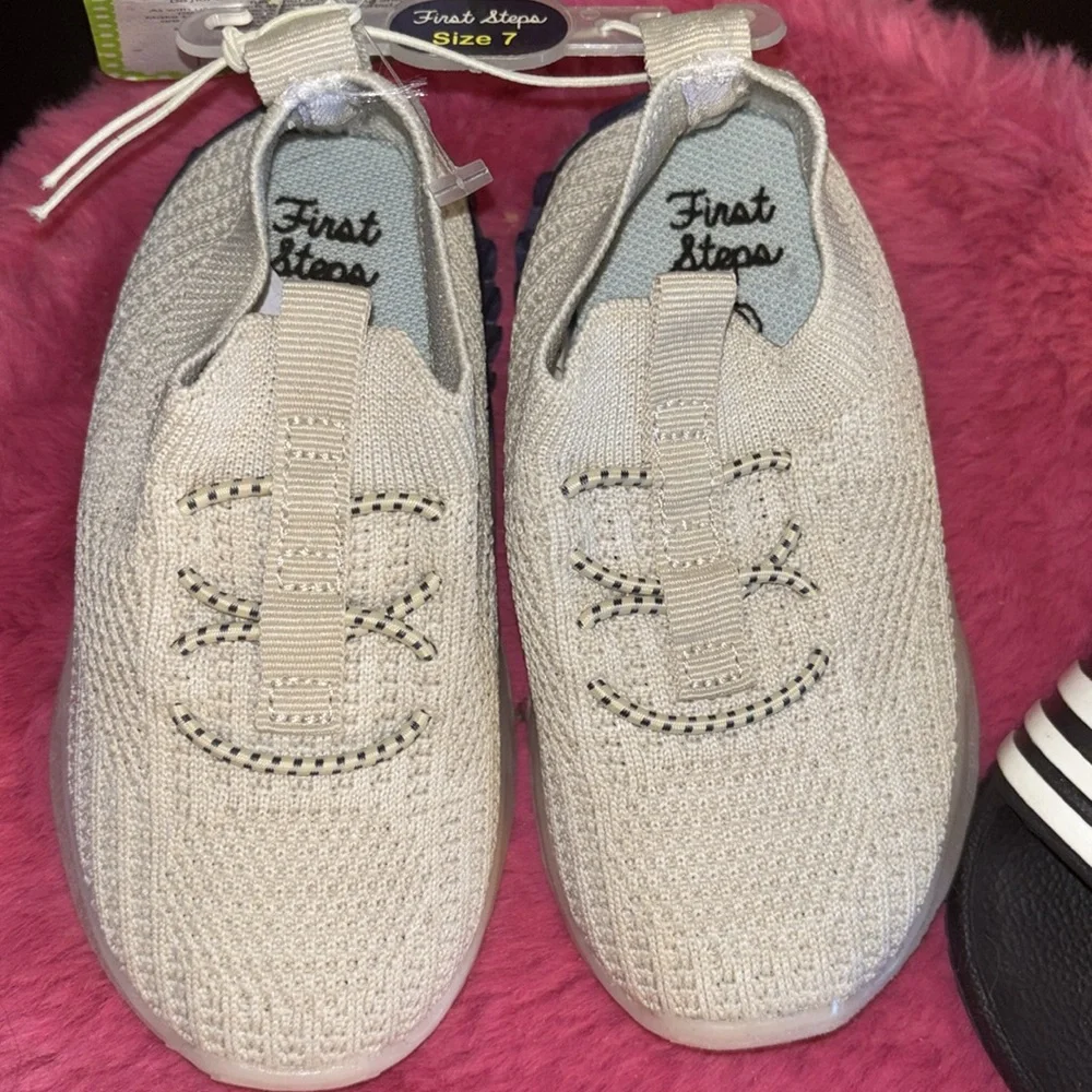 NWT First Steps Toddler Boy Water Shoes and Wonder Nation Slide Sandler with e